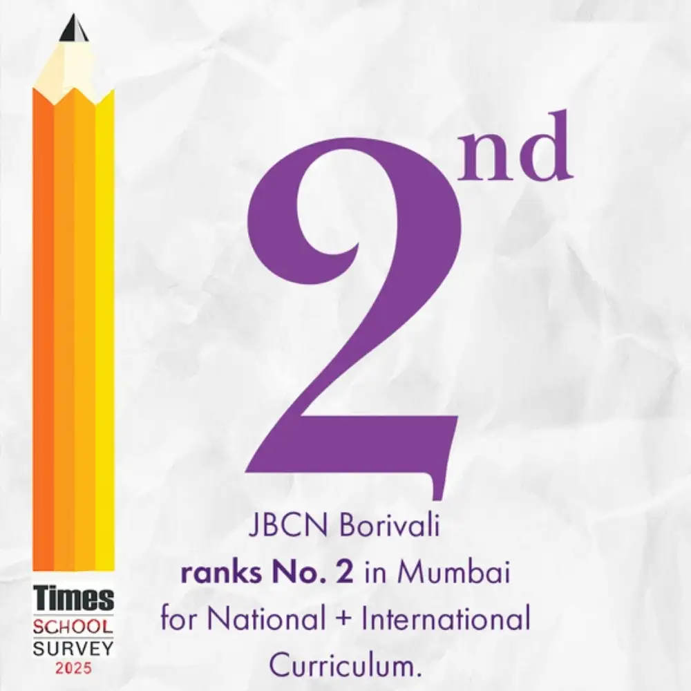 JBCN International School Borivali Ranked No. 2 in Mumbai for National and International Curriculum