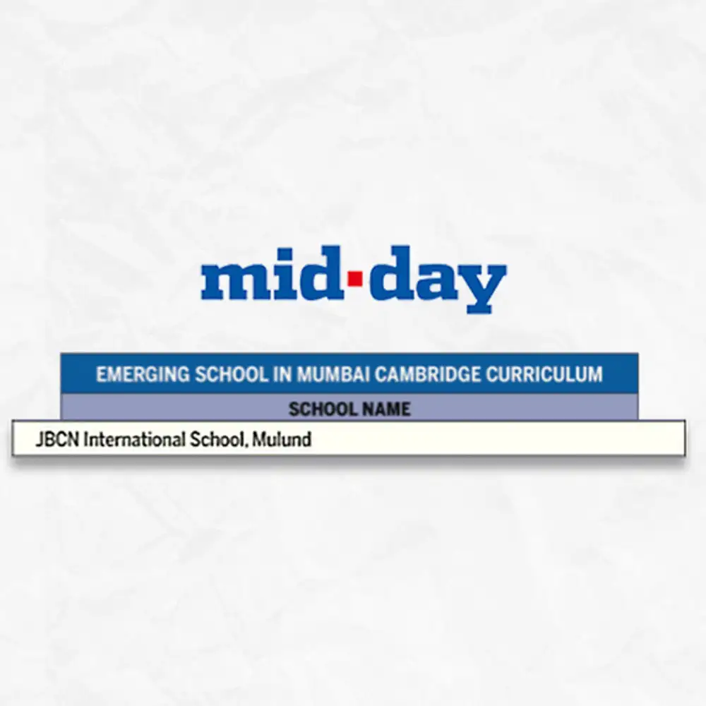 JBCN International School Mulund awarded Emerging School in Mumbai - Cambridge Curriculum