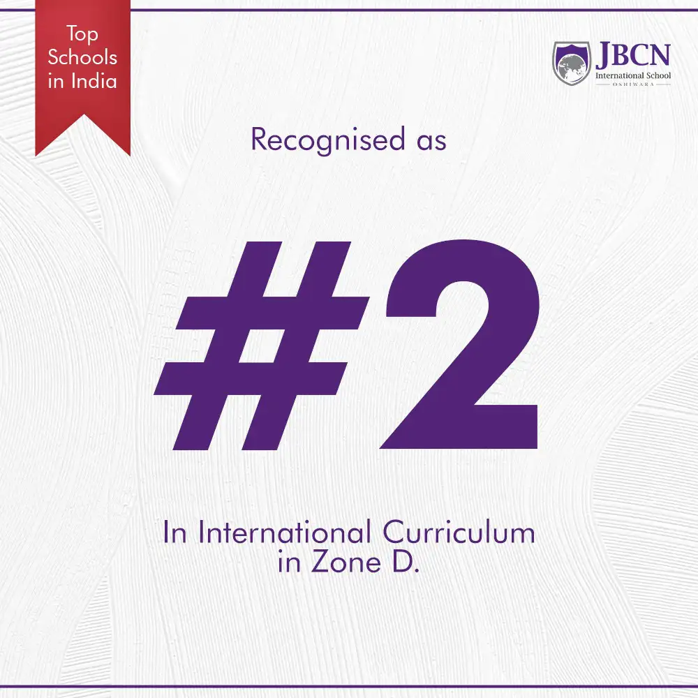 #2 rank in international curriculum in Zone D (Mumbai), Times School Awards.