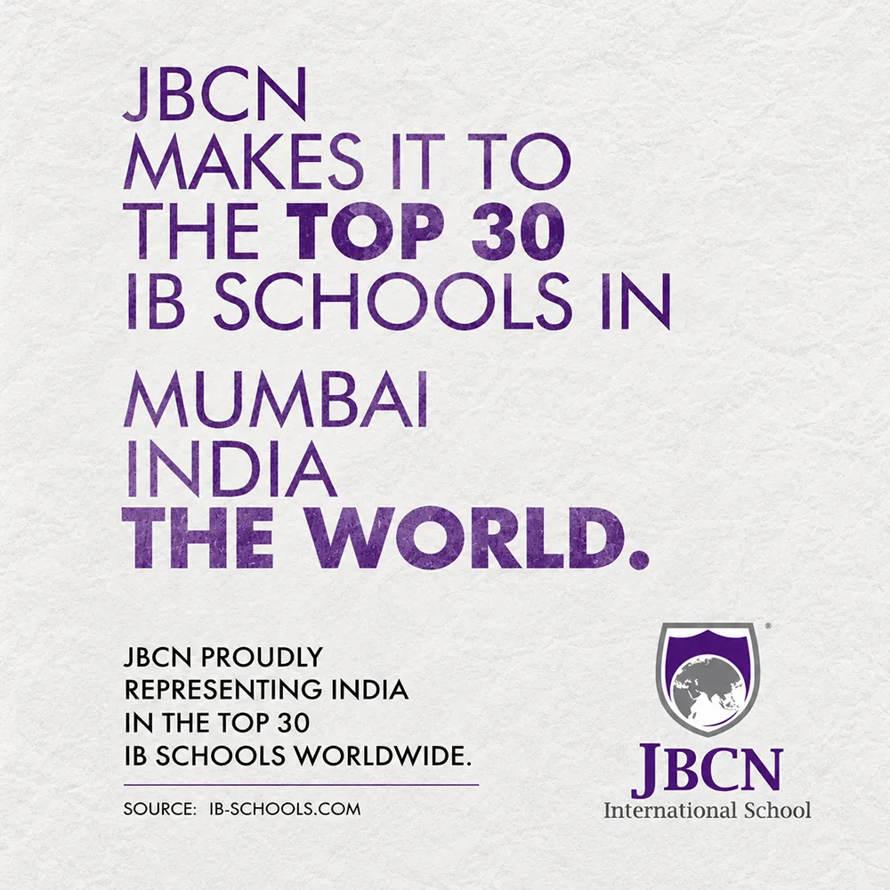 JBCN International School Amongst top 30 IB school in the world